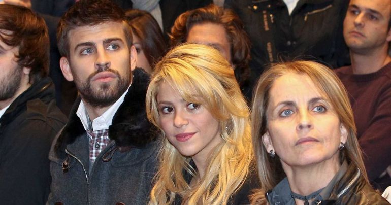 La madre de Gerard Piqué está disgustada con las actitudes de Shakira