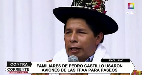 Pedro Castillo: se confirma que familiares de golpista expresidente usaron irregularmente aviones militares