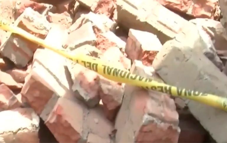 Huachipa: retroexcavadora tumba pared de casa y mata a niño de 5 años