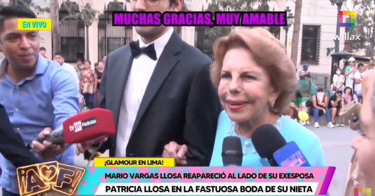 Patricia Llosa revela acercamiento con Mario Vargas Llosa: “Ya veníamos muy unidos”