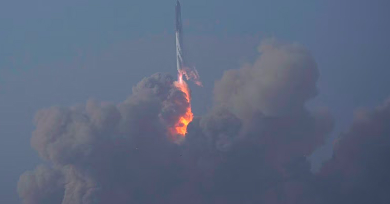 Starship: cohete de la empresa SpaceX explota poco después de despegar