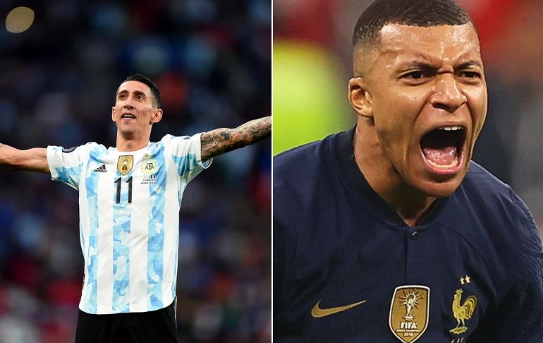 Con Ángel Di María y Kylian Mbappé, estas son las alineaciones de Argentina y Francia para la final del Mundial Qatar 2022