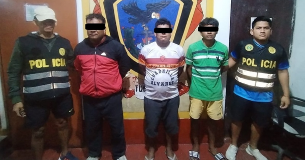 'Los Iluminatis de la extorsión': detienen a tres presuntos integrantes de banda criminal en Tumbes