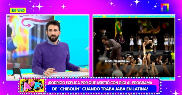 Rodrigo González explica por qué asistió con Gigi Mitre al programa de 'Chibolín' hace algunos años: "No tengo nada que ocultar"