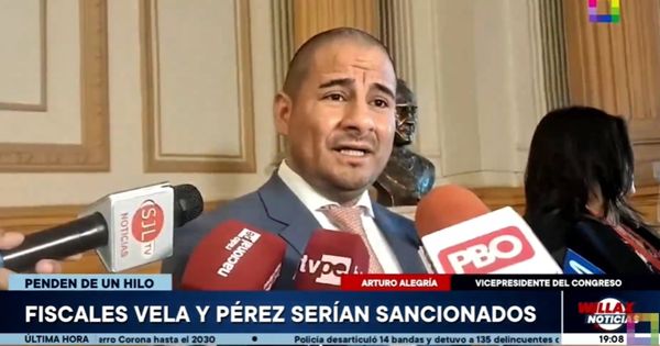 Portada: Arturo Alegría arremetió contra José Domingo Pérez: "Sabe que todo el juicio se le está cayendo por inepto"
