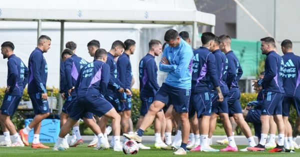 ¡Sin Messi! Argentina realizó su último entrenamiento antes de enfrentar a Bolivia