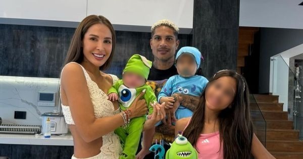 Paolo Guerrero y Ana Paula Consorte celebraron los tres meses de su segundo hijo en Trujillo