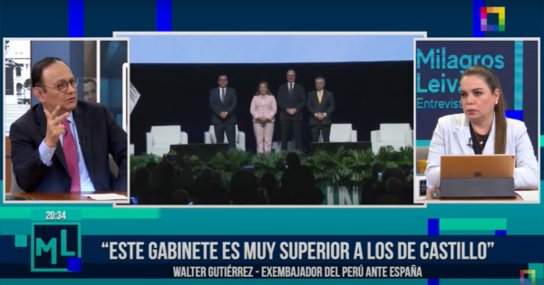 Portada: Walter Gutiérrez considera que Dina Boluarte debe gobernar hasta 2026: "Esforcémonos para que llegue bien"