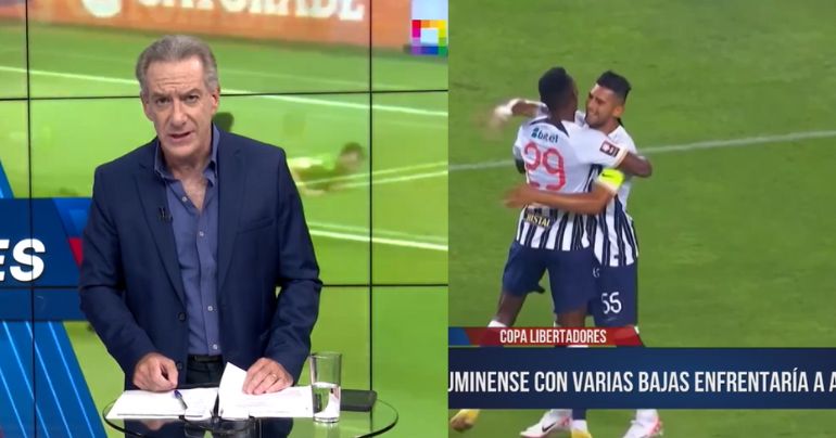 Eddie Fleischman sobre las 6 bajas de Fluminense: "Si no es ahora, ya no es nunca para Alianza Lima"