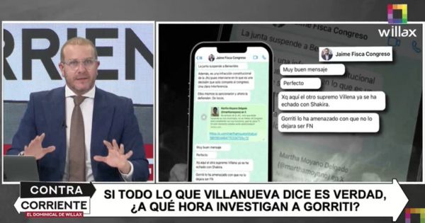 Jaime Villanueva asegura que Gustavo Gorriti tiene amenazado a fiscal supremo Juan Carlos Villena