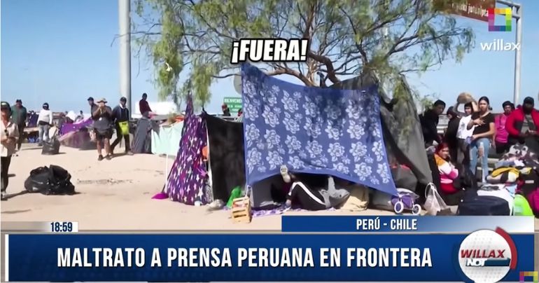 Frontera Perú-Chile: prensa peruana fue maltratada