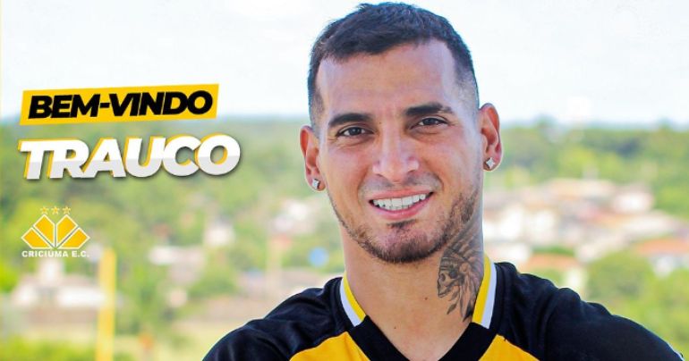 Miguel Trauco fue presentado oficialmente como nuevo refuerzo de Criciúma