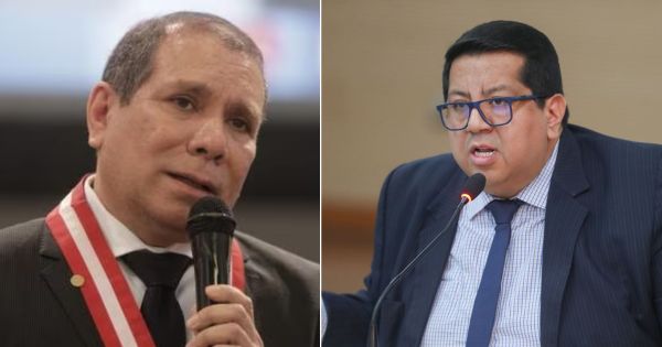Portada: Presidente del Poder Judicial propone censurar al ministro de Economía, Alex Contreras