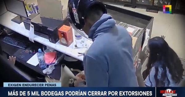 Más de 5 mil bodegas podrían cerrar por extorsiones: exigen endurecer penas