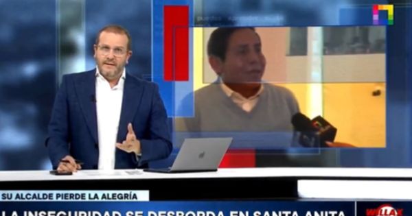 Portada: Augusto Thorndike sobre alcalde de Santa Anita que perdió los papeles ante reportera de Willax: "Pertenece a APP"