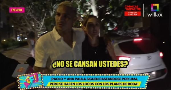 Paolo Guerrero explota con reportero tras ser consultado por boda con Ana Paula: "¿No se cansan?"