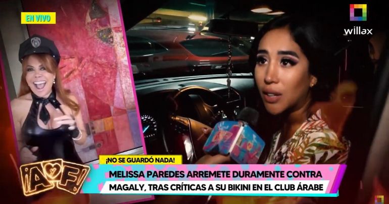 Portada: Melissa Paredes tilda de "retrógrada" a Magaly: "Es la enemiga de todas las mujeres"