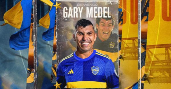 Portada: Gary Medel fue presentado como nuevo jugador de Boca Juniors: regresó para ser compañero de Luis Advíncula