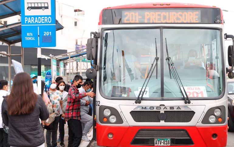 Portada: Corredor Rojo: desde hoy, buses de la ruta 201 llegarán hasta La Perla
