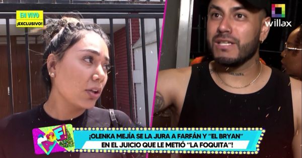 Olenka Mejía asegura que Bryan Torres está implicado en juicio que le entabló Farfán: "Va a ser llamado"