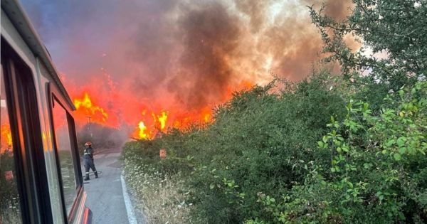 Italia vive uno de los peores días en décadas: registran tormentas, calor abrasador e incendios