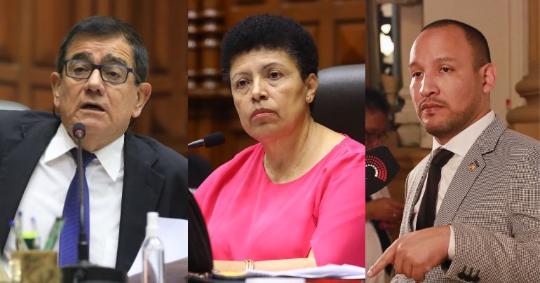 Congreso: presentan moción de censura contra José Williams, Martha Moyano y Alejandro Muñante