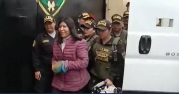 Betssy Chávez: así fue la llegada de la expremier al penal Anexo de mujeres de Chorrillos (VIDEO)