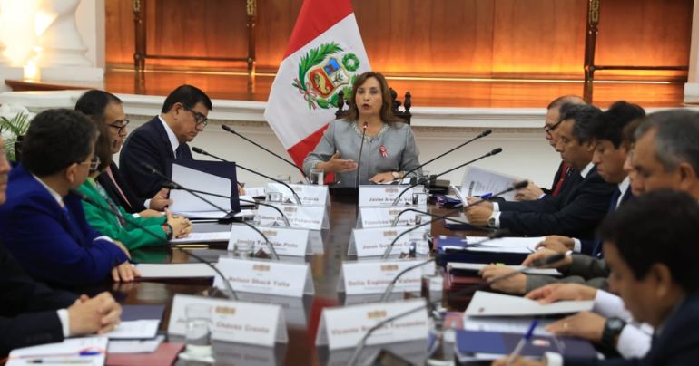 Consejo de Estado dirigido por Dina Boluarte se reúne en Palacio de Gobierno