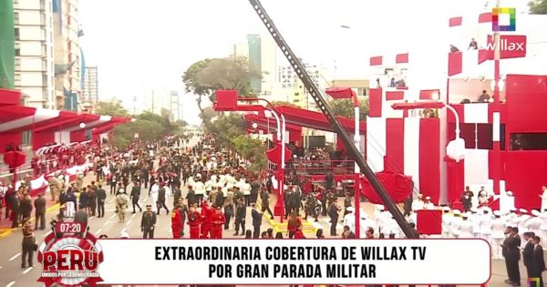 Sigue EN VIVO el Desfile Cívico Militar por Fiestas Patrias