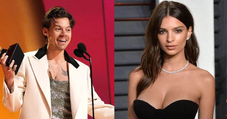 Portada: Harry Styles y Emily Ratajkowski son captados dándose un beso en plena calle