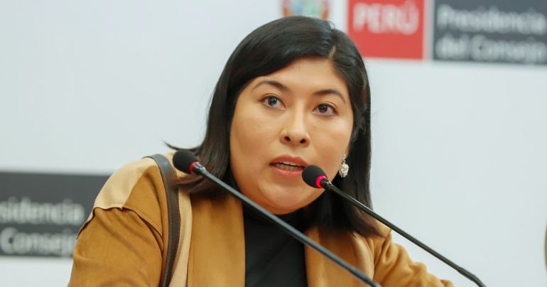 Betssy Chávez: "Es falso que yo he prescindido de mi seguridad"