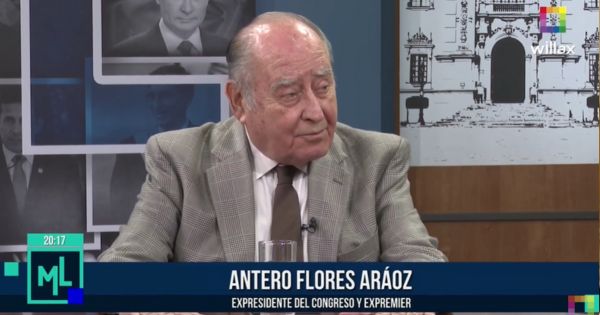 Ántero Flores Aráoz sobre nuevo presidente del Congreso: "Debieron buscar otro"