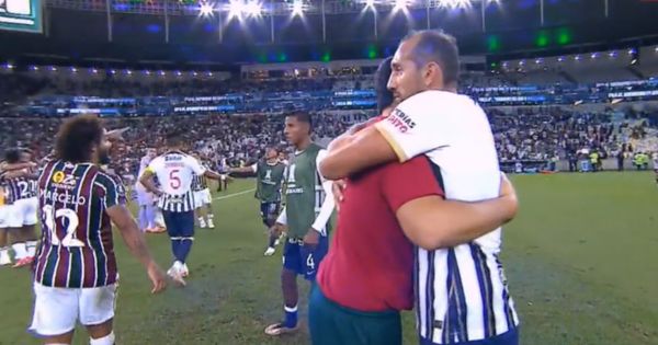 Alianza Lima vs. Fluminense: jugador 'íntimo' le pidió la camiseta a Marcelo tras quedar eliminados de la Copa Libertadores