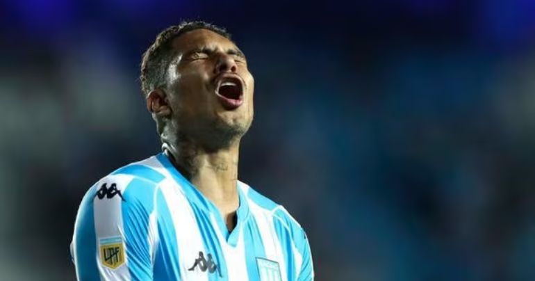 Se enciende las alarmas en Racing: Paolo Guerrero se lesionó