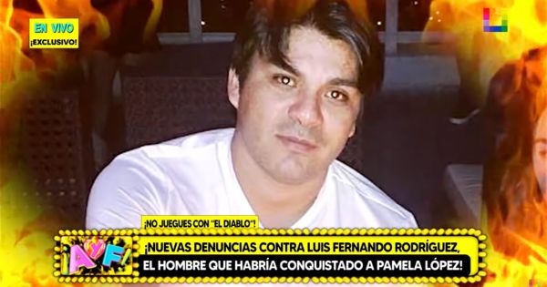 Portada: Luis Fernando Rodríguez: nuevas denuncias en contra del 'amigo' de Pamela López salen a luz