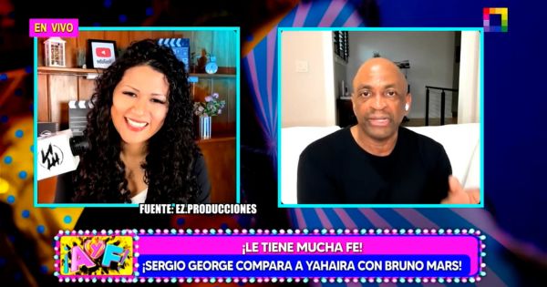 Sergio George compara a Yahaira Plasencia con Bruno Mars: "No es una corista"