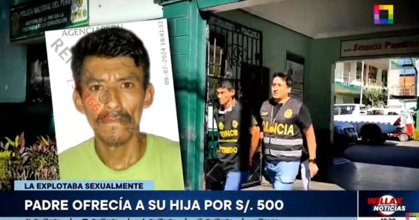 Cusco: padre explotaba sexualmente a su hija ofreciéndola por S/ 500