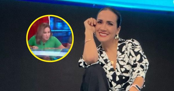 Portada: Alvina Ruiz se cayó en plena transmisión en vivo: "Caerse está permitido, levantarse es obligatorio"