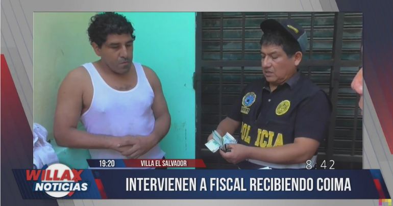 ¡Indignante! Intervienen a fiscal recibiendo coima en Villa El Salvador