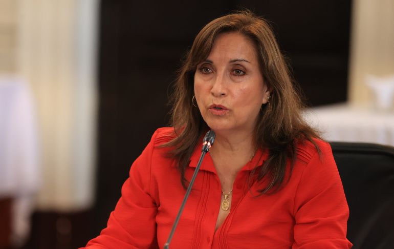 Dina Boluarte anuncia recomposición de Gabinete Ministerial