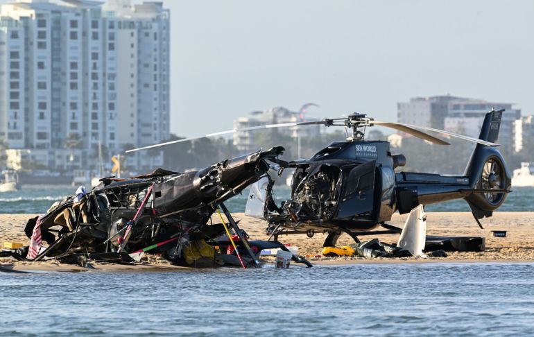 Portada: Australia: choque de helicópteros en el aire deja al menos cuatro muertos