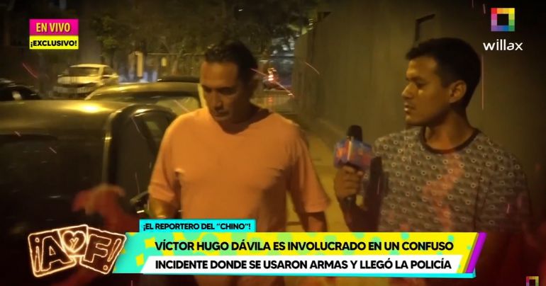 Víctor Hugo Dávila es involucrado en confuso incidente donde se usaron armas