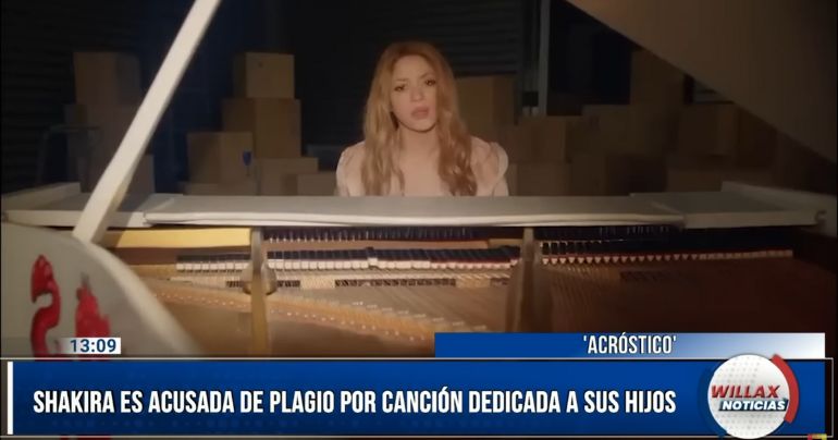Shakira es acusada de plagio por canción dedicada a sus hijos