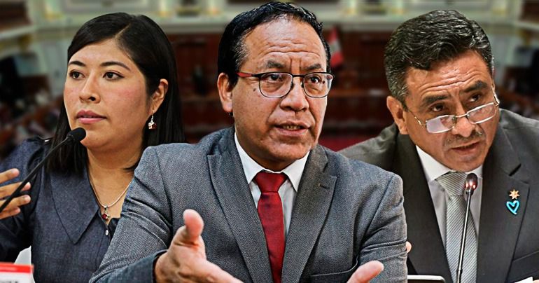 Fiscalía solicitó prisión preventiva por 18 meses para Betssy Chávez, Willy Huerta y Roberto Sánchez