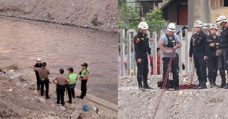 Portada: El Agustino: niño falleció tras caer en el río Rímac, mientras jugaba con su hermano y amigos