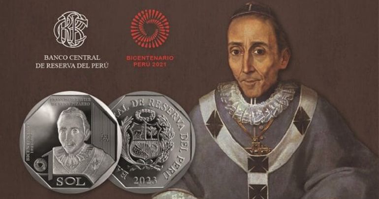 ¿Desde cuándo empezó a circular la moneda de S/ 1 con imagen de Francisco Xavier de Luna Pizarro?