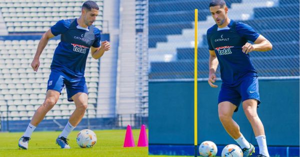 Pablo Sabbag ya entrena con el balón y prepara su vuelta a las canchas