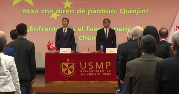 USMP y Huawei firman convenio para el desarrollo de aplicaciones tecnológicas