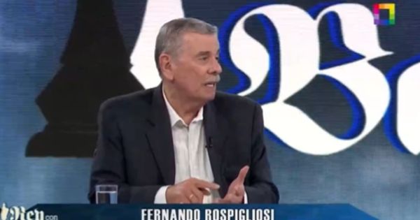 Fernando Rospigliosi sobre ley de lesa humanidad: "En el Ejército hay 800 personas investigadas y procesadas"