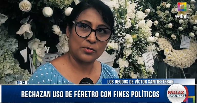 ¡NO RESPETAN EL DOLOR! Hermana de muerto en protestas en Lima denuncia que manifestantes quisieron llevarse féretro